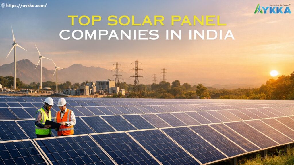 top solar panel companies in india